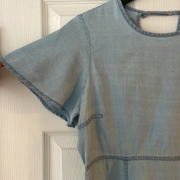 Chambray mini dress - Size 6 - Picture 4 of 4